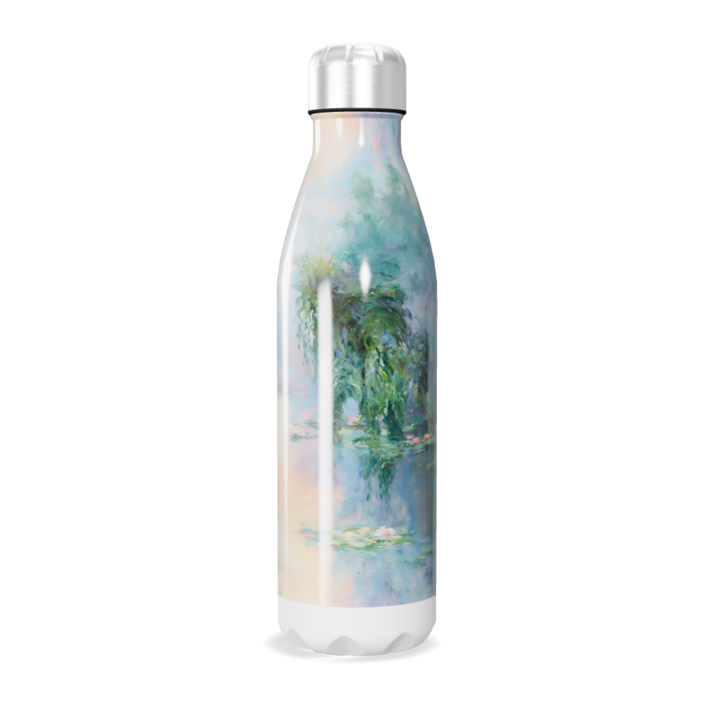 Garrafa Inox - Estampa Paisagem Colorida