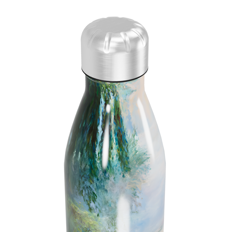 Garrafa Inox - Estampa Paisagem Colorida