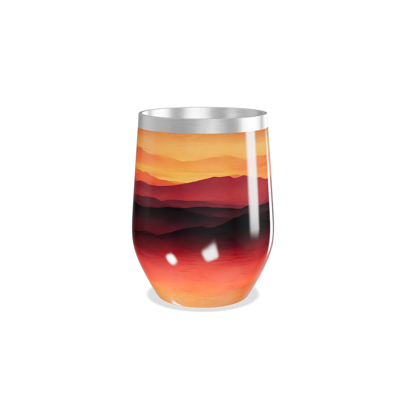 Copo Térmico Slim - Paisagem Pôr do Sol