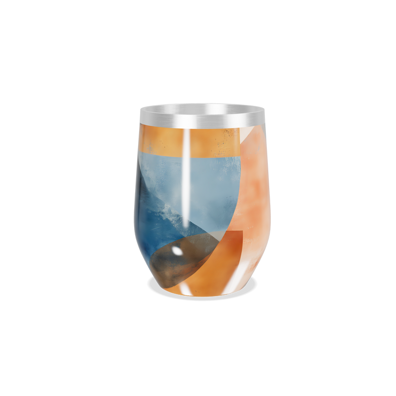 Copo Térmico Slim - Estampa Abstrata Colorida