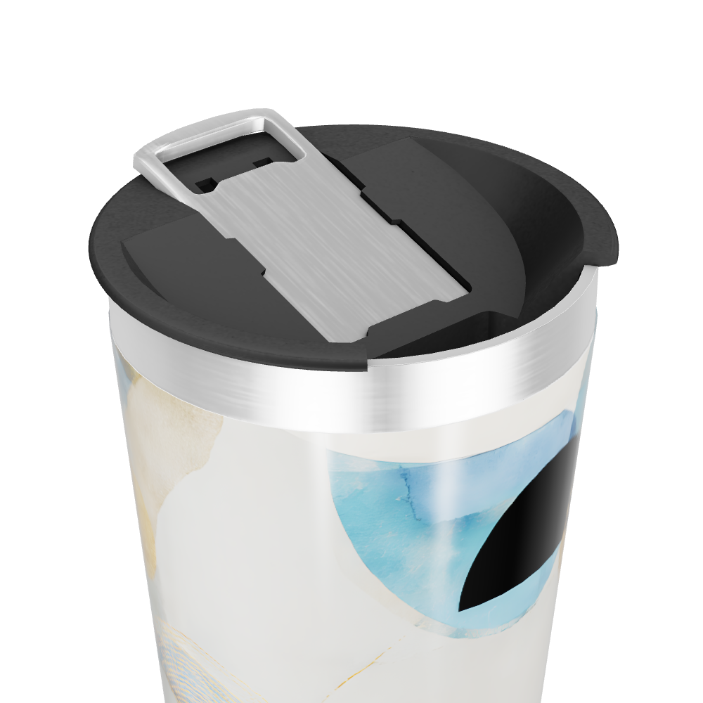 Copo Térmico - Estampa Abstrata Colorida