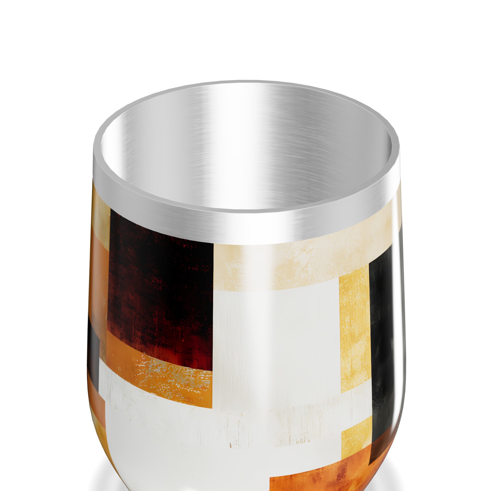 Copo Térmico Slim - Estampa Geométrica Colorida