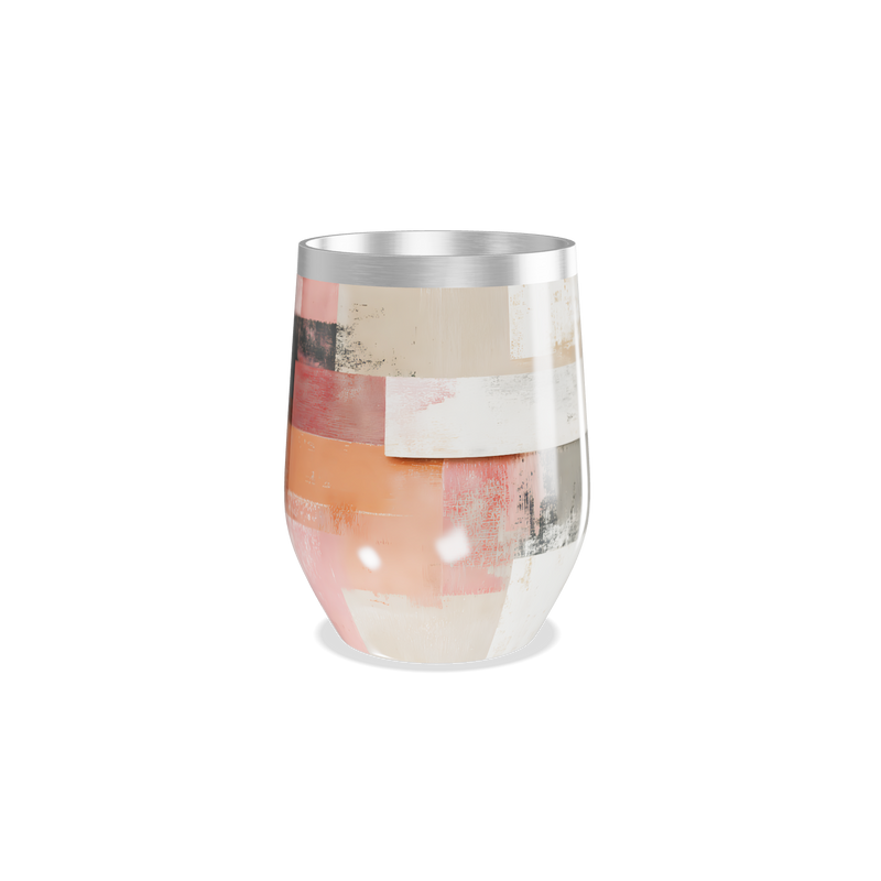 Copo Térmico Slim - Estampa Geométrica Colorida