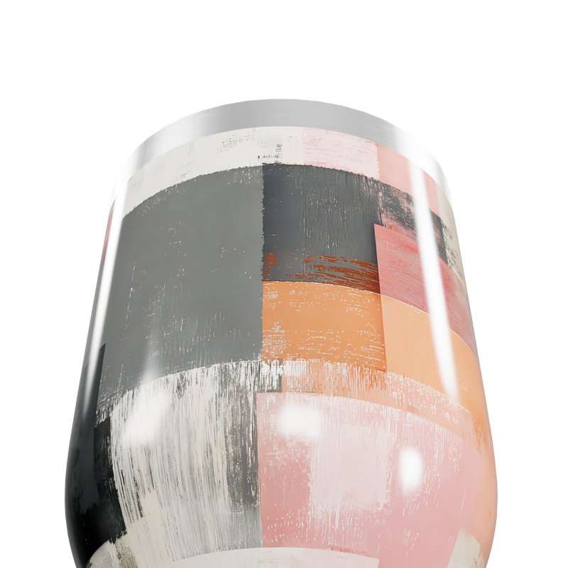 Copo Térmico Slim - Estampa Geométrica Colorida