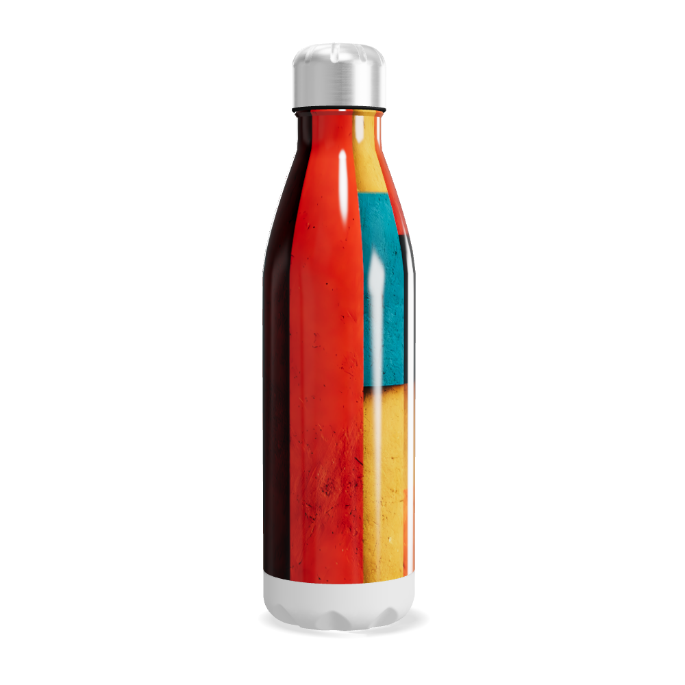 Garrafa Inox Estampada Colorida 500ml