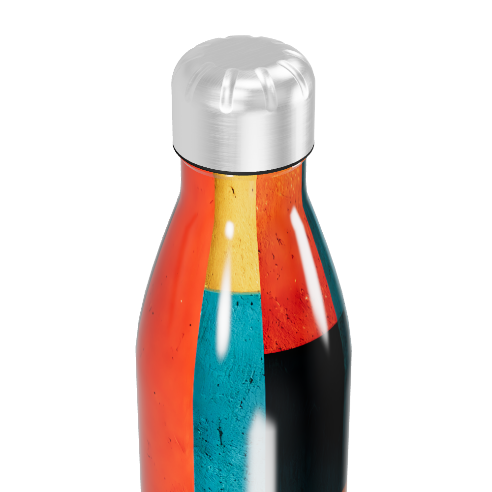 Garrafa Inox Estampada Colorida 500ml