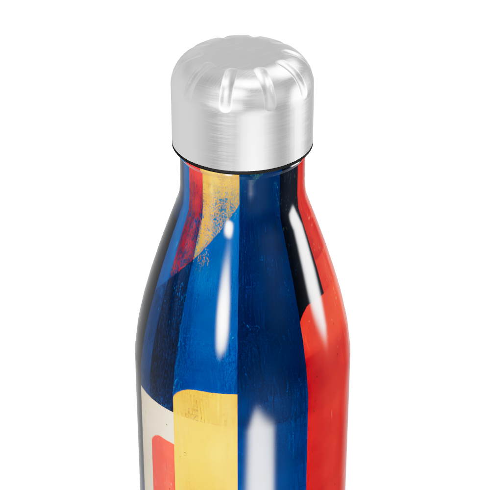 Garrafa Inox - Estampa Colorida Geométrica