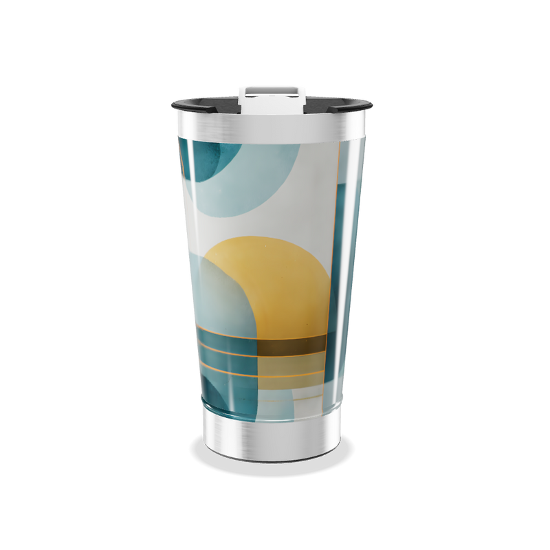 Copo Térmico - Estampa Geométrica Colorida