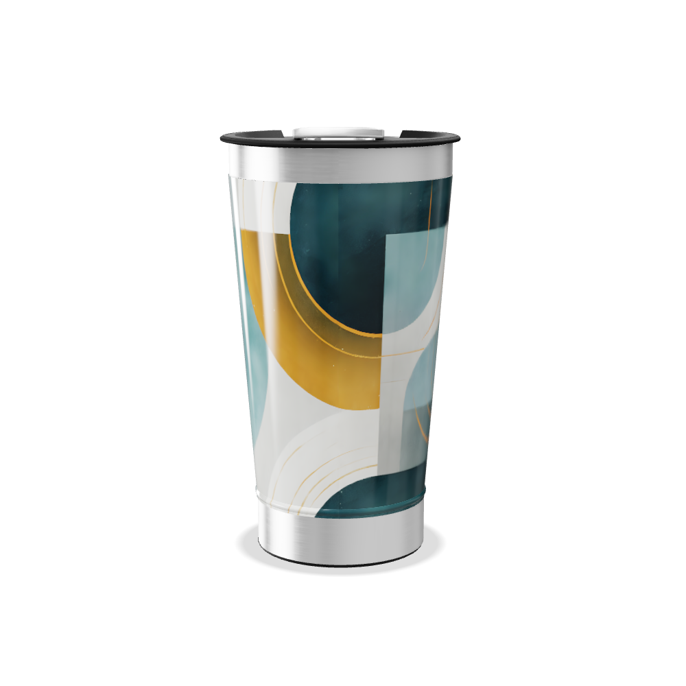 Copo Térmico - Estampa Geométrica Colorida