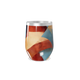 Copo Térmico Slim - Colorido Abstrato Aço Inox