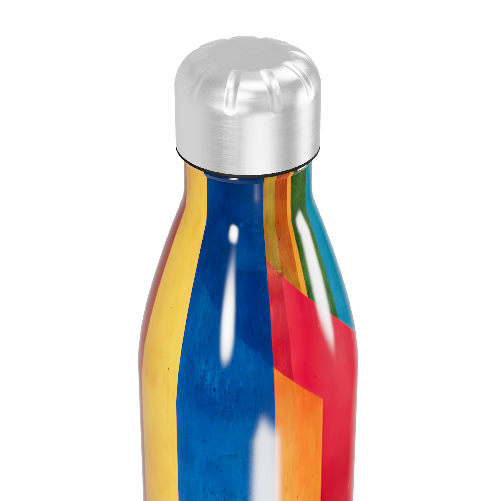 Garrafa Inox - Estampa Multicolorida