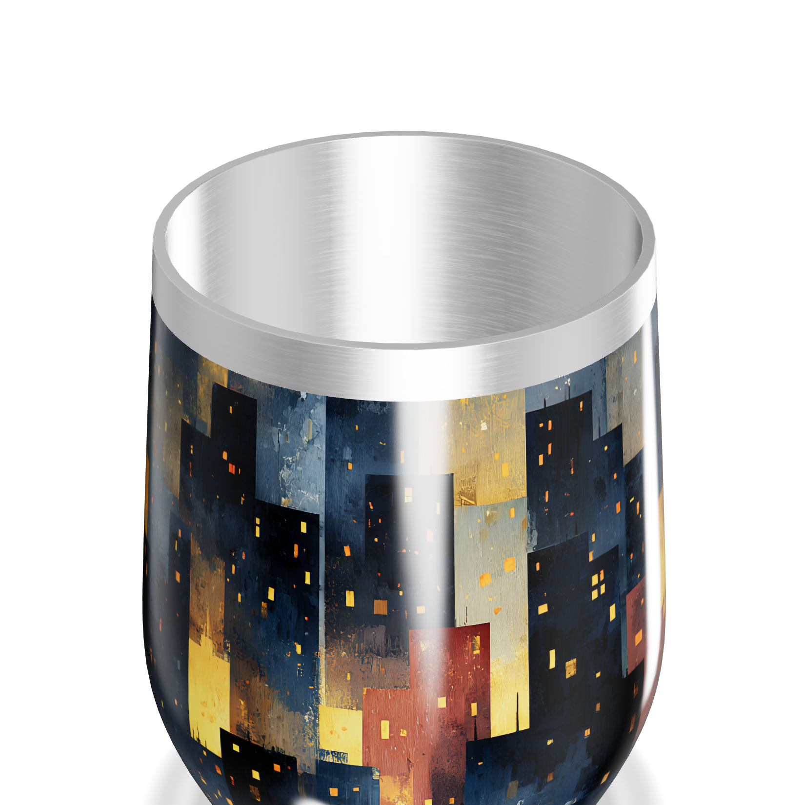 Copo Térmico Slim - Estampa Noturna Colorida