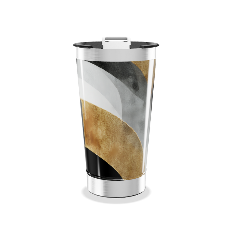 Copo Térmico - Estampa Abstrata Colorida