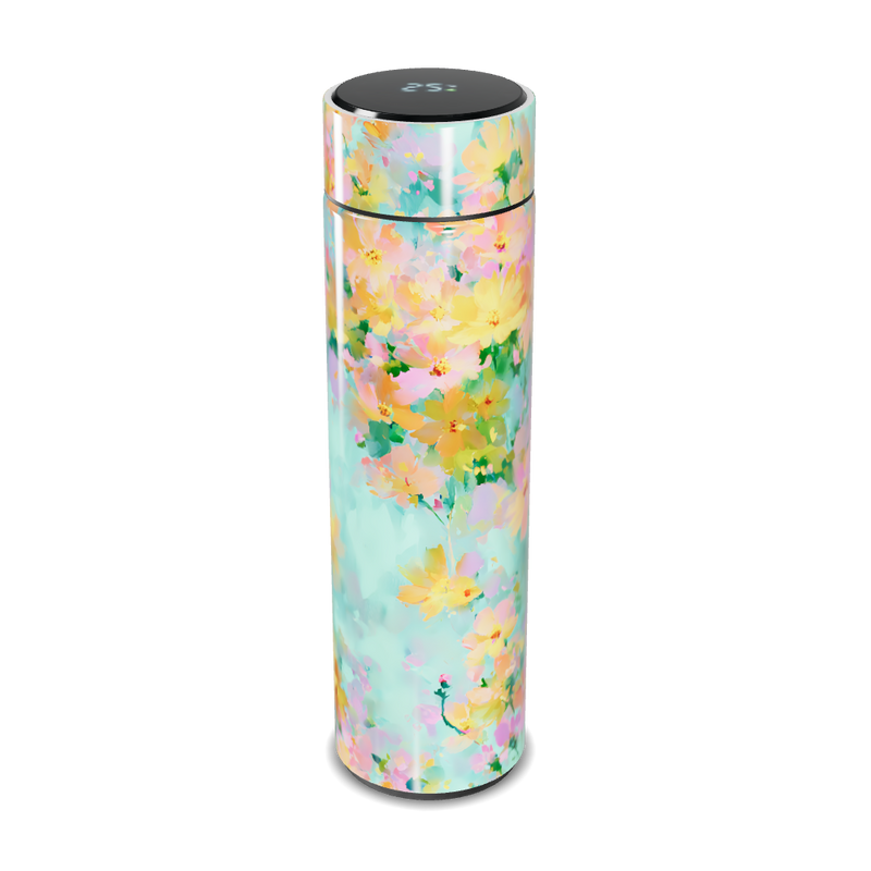 Garrafa Térmica Touch Floral Colorida