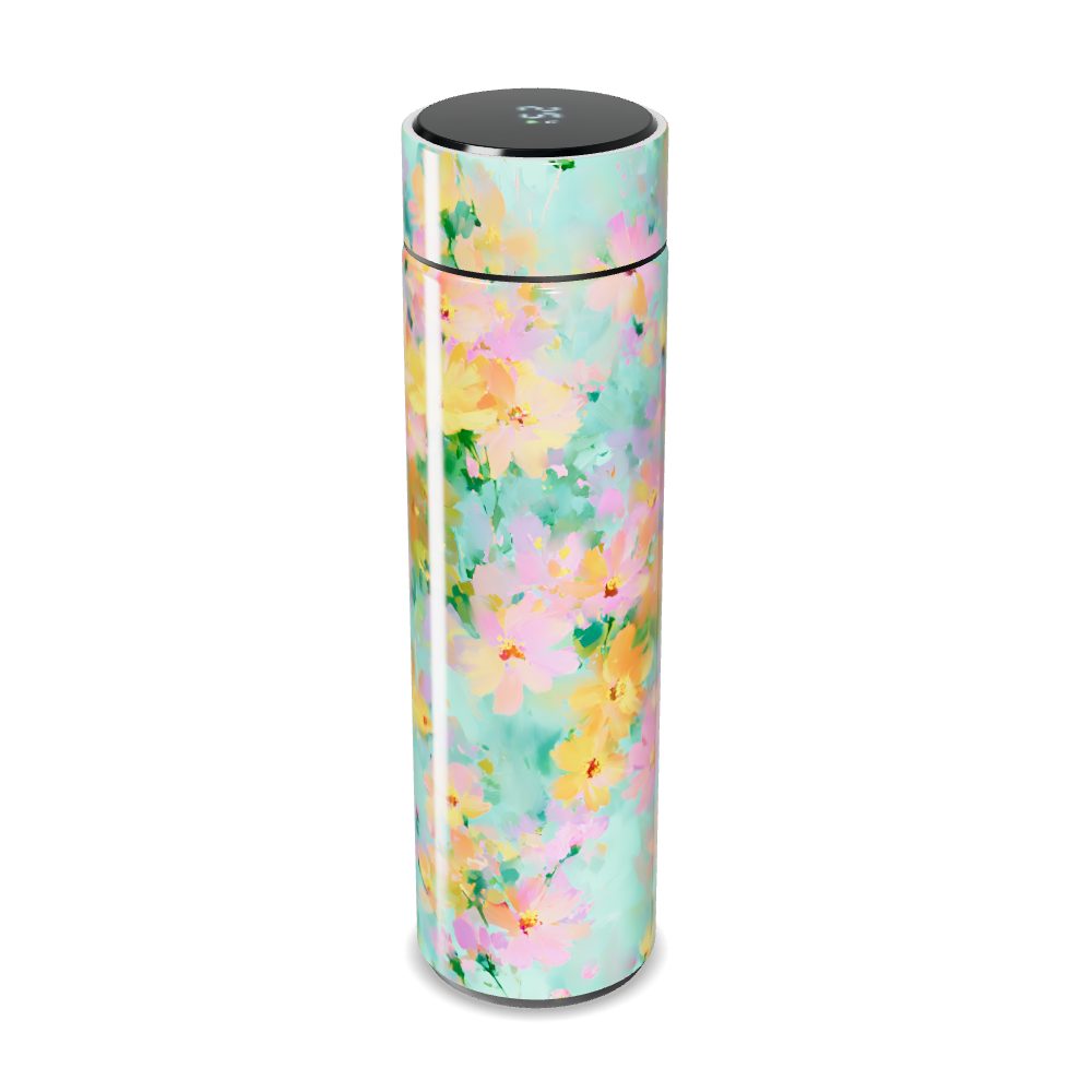 Garrafa Térmica Touch Floral Colorida