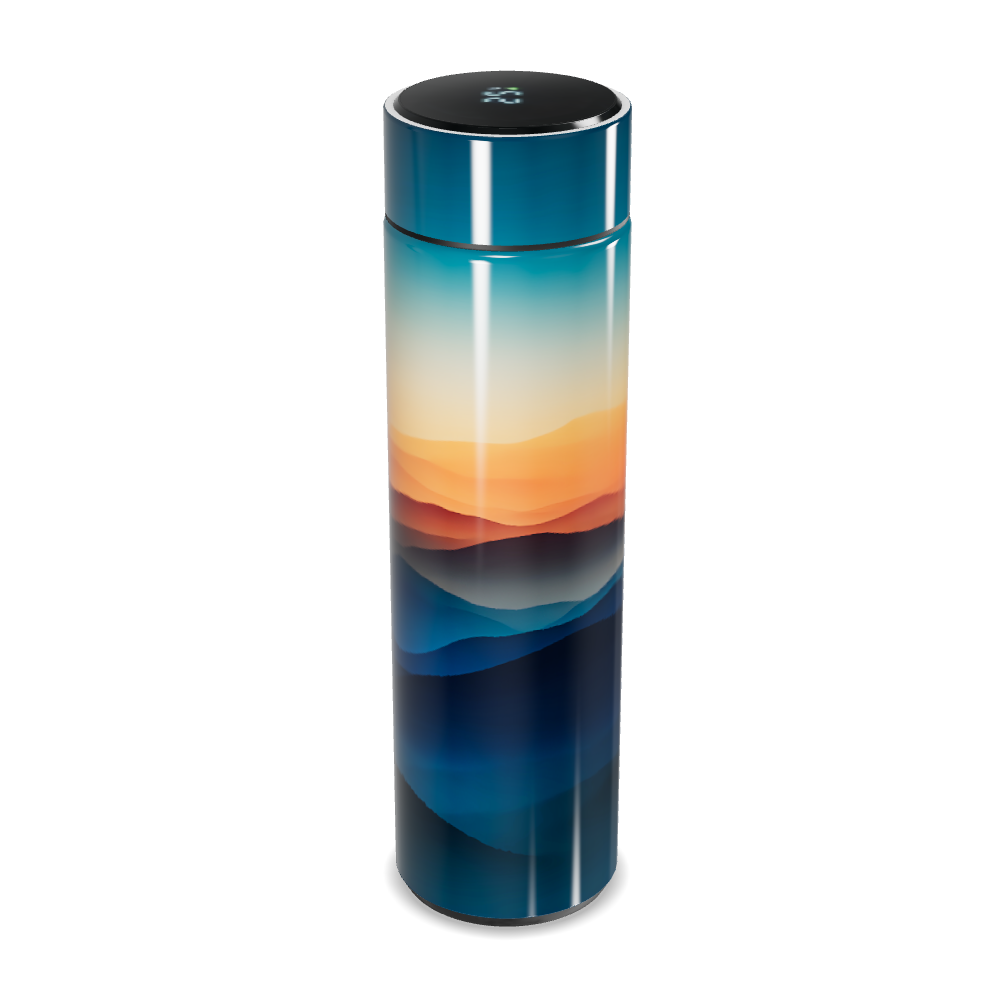 Garrafa Térmica Touch - Estampa Paisagem