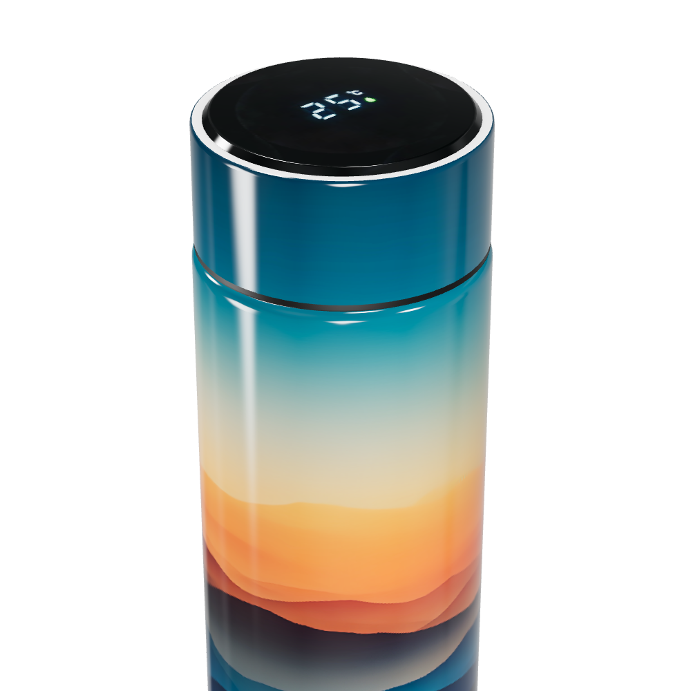 Garrafa Térmica Touch - Estampa Paisagem