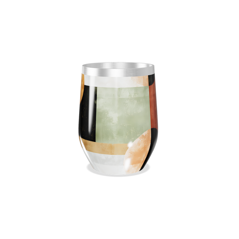 Copo Térmico Slim - Geométrico Colorido Inox