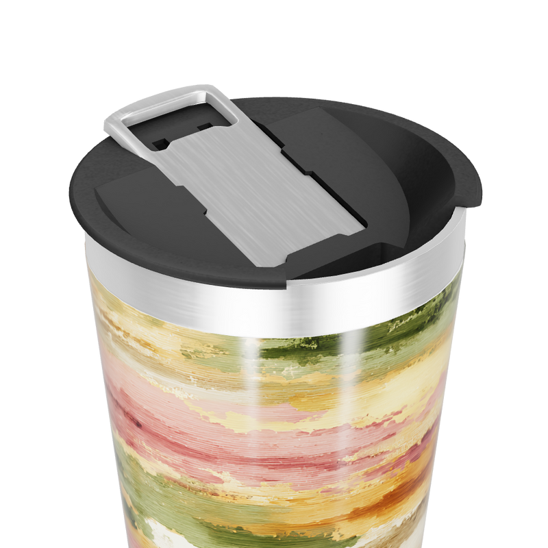 Copo Térmico - Estampa Colorida Abstrata