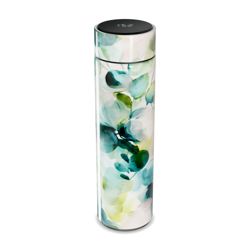 Garrafa Térmica Touch - Floral Multicolor Aço