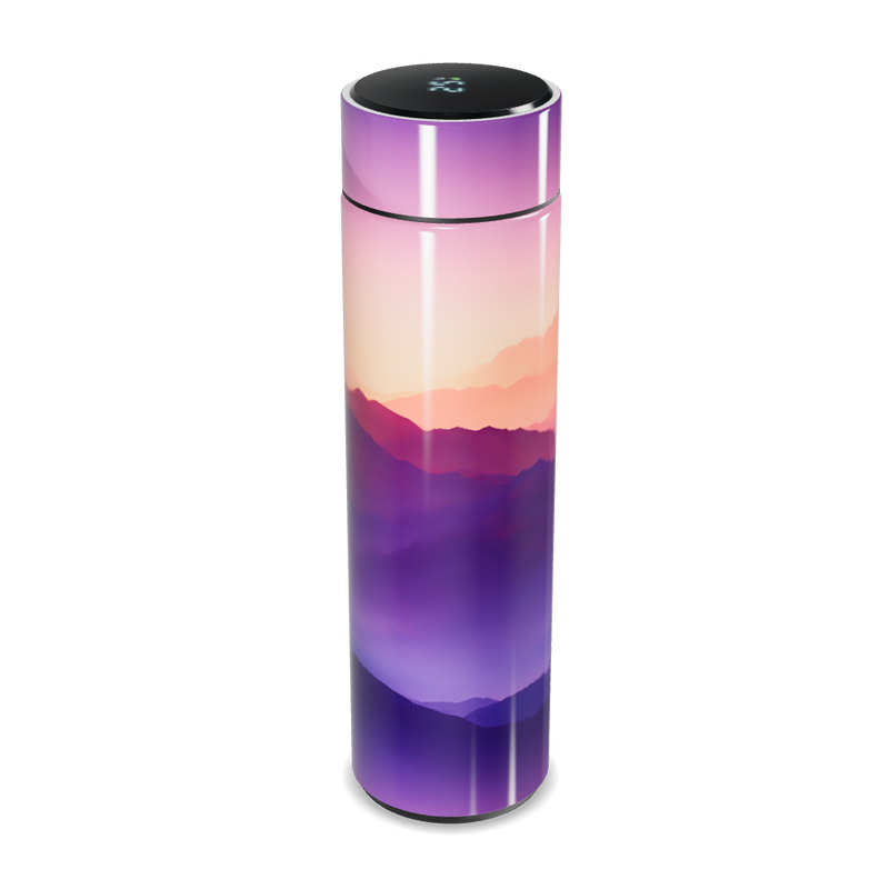 Garrafa Térmica Touch - Paisagem Roxa