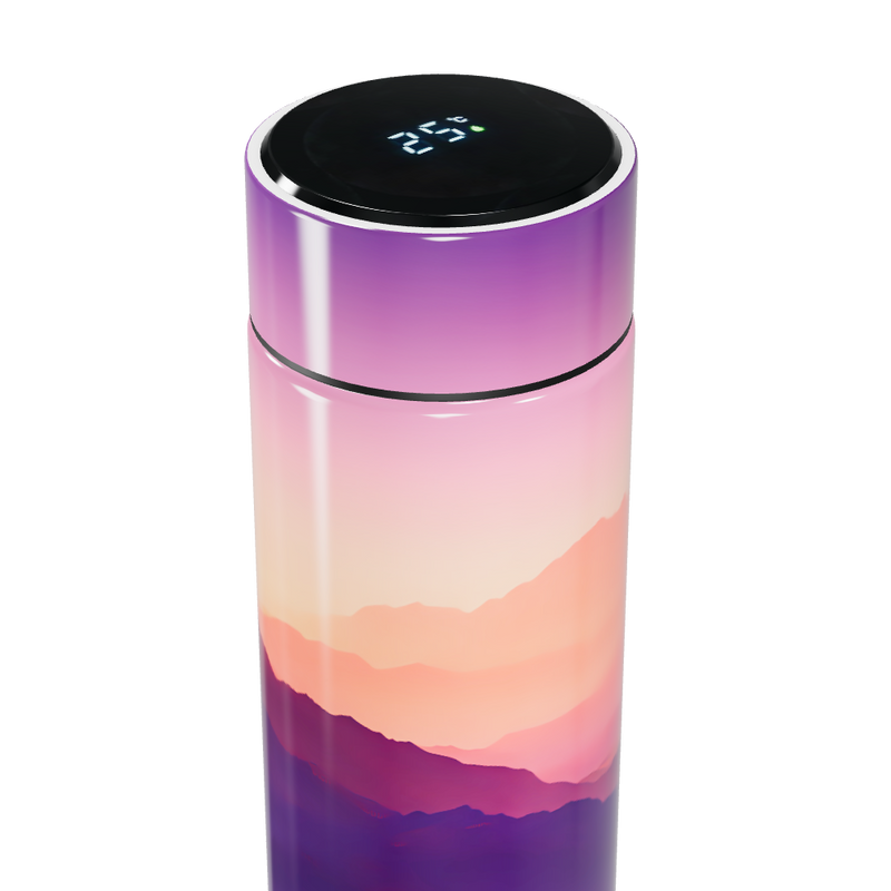 Garrafa Térmica Touch - Paisagem Roxa