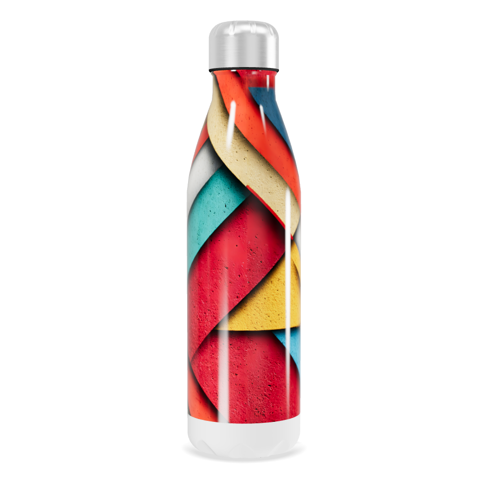 Garrafa Inox Estampada Multicolorida