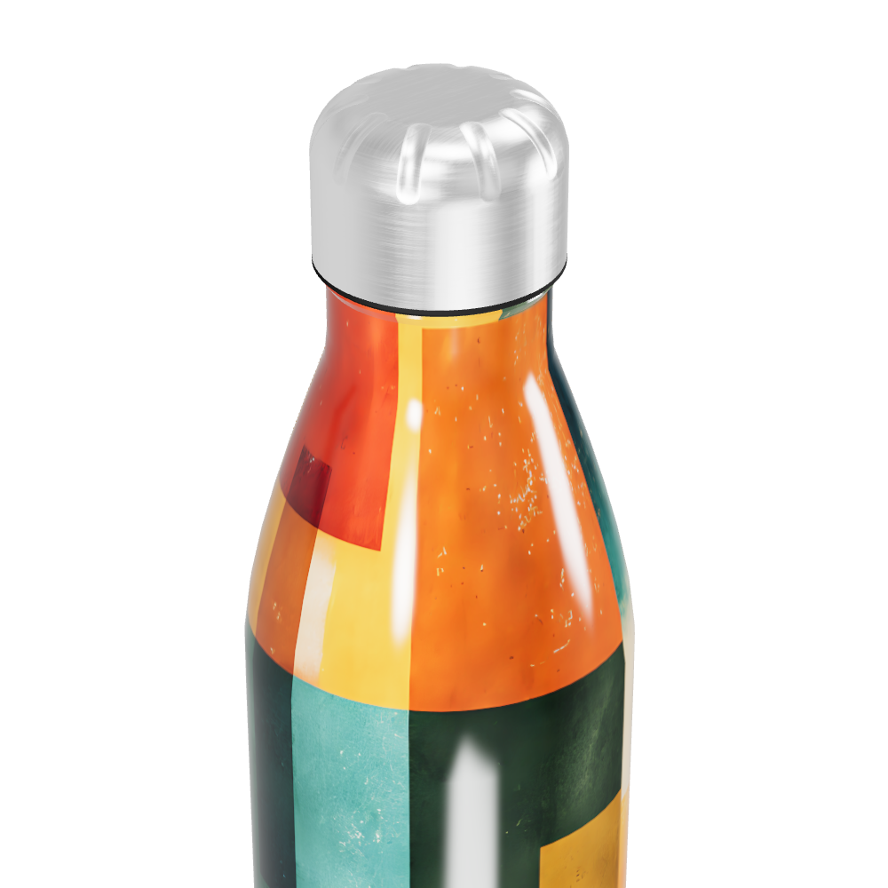 Garrafa Inox Estampada - Geométrica Multicolorida