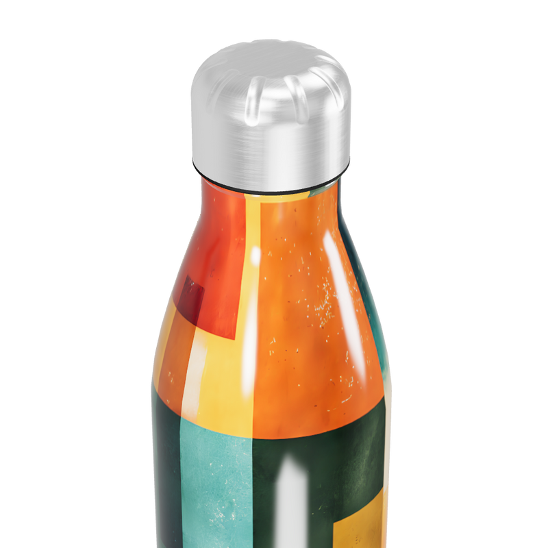 Garrafa Inox Estampada - Geométrica Multicolorida