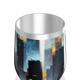 Copo Térmico Slim - Cidade Noturna Inox