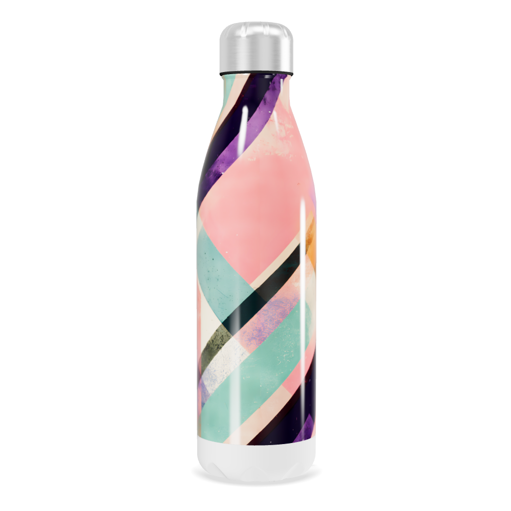 Garrafa Inox Colorida Listrada