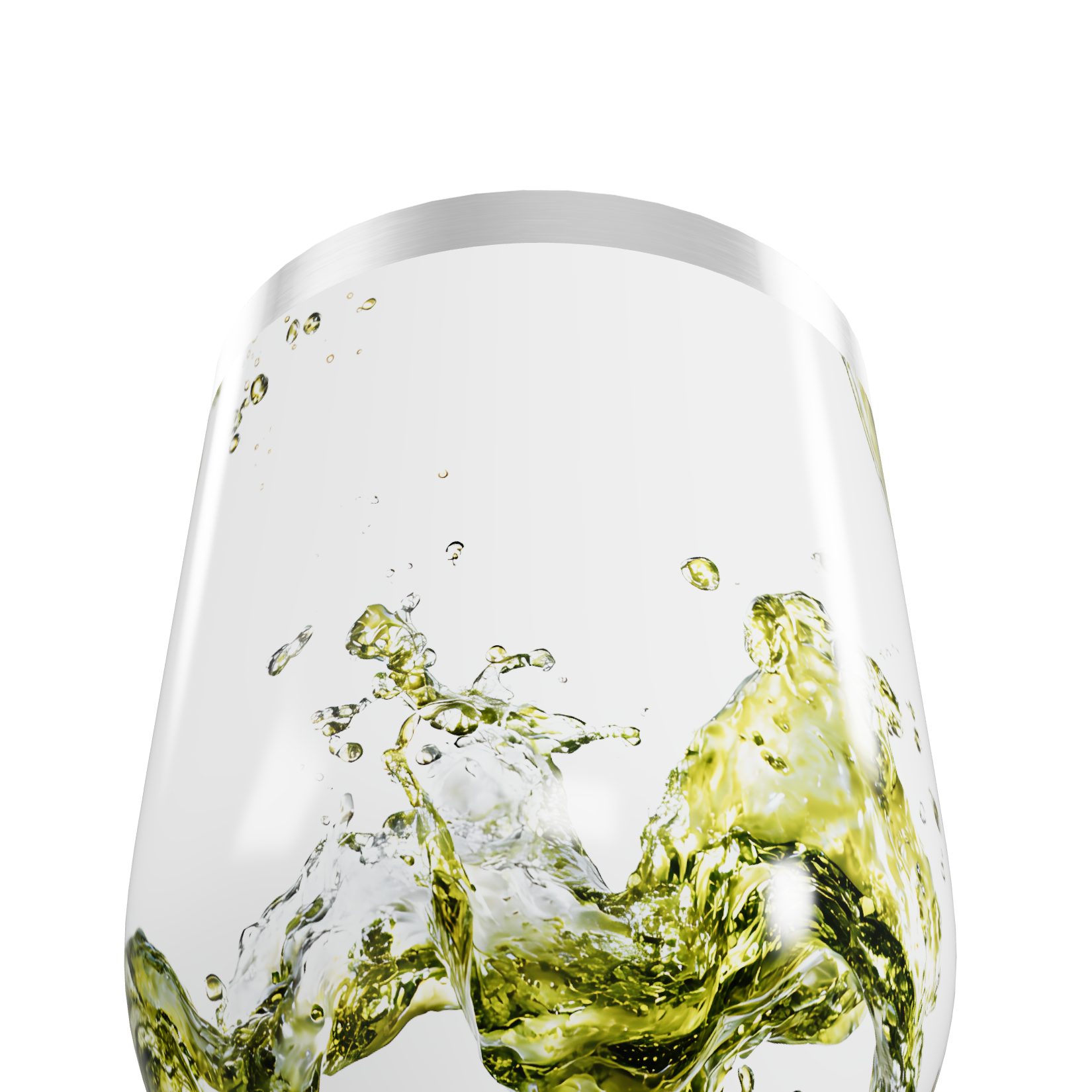 Copo Térmico Slim - Aço Inox com Estampa Splash