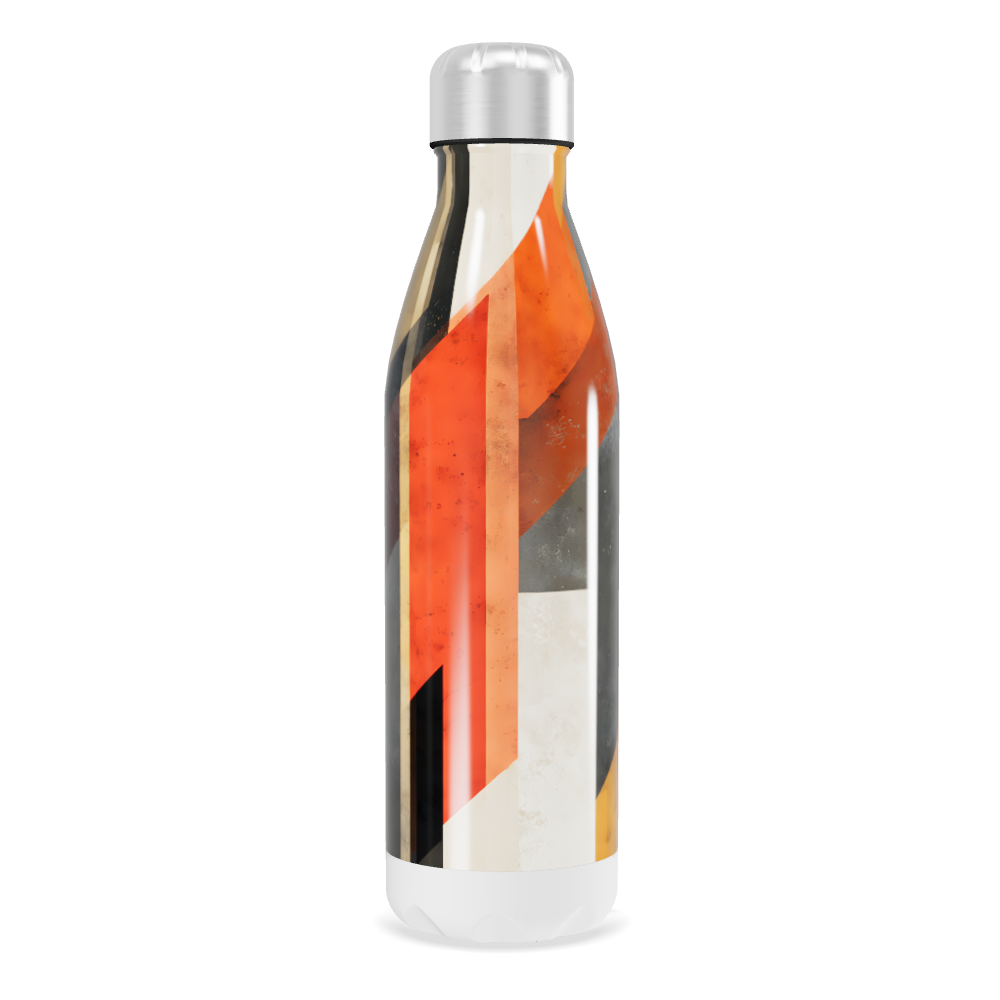 Garrafa Inox - Colorida com Listras Verticais