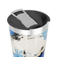 Copo Térmico - Abstrato Azul e Preto