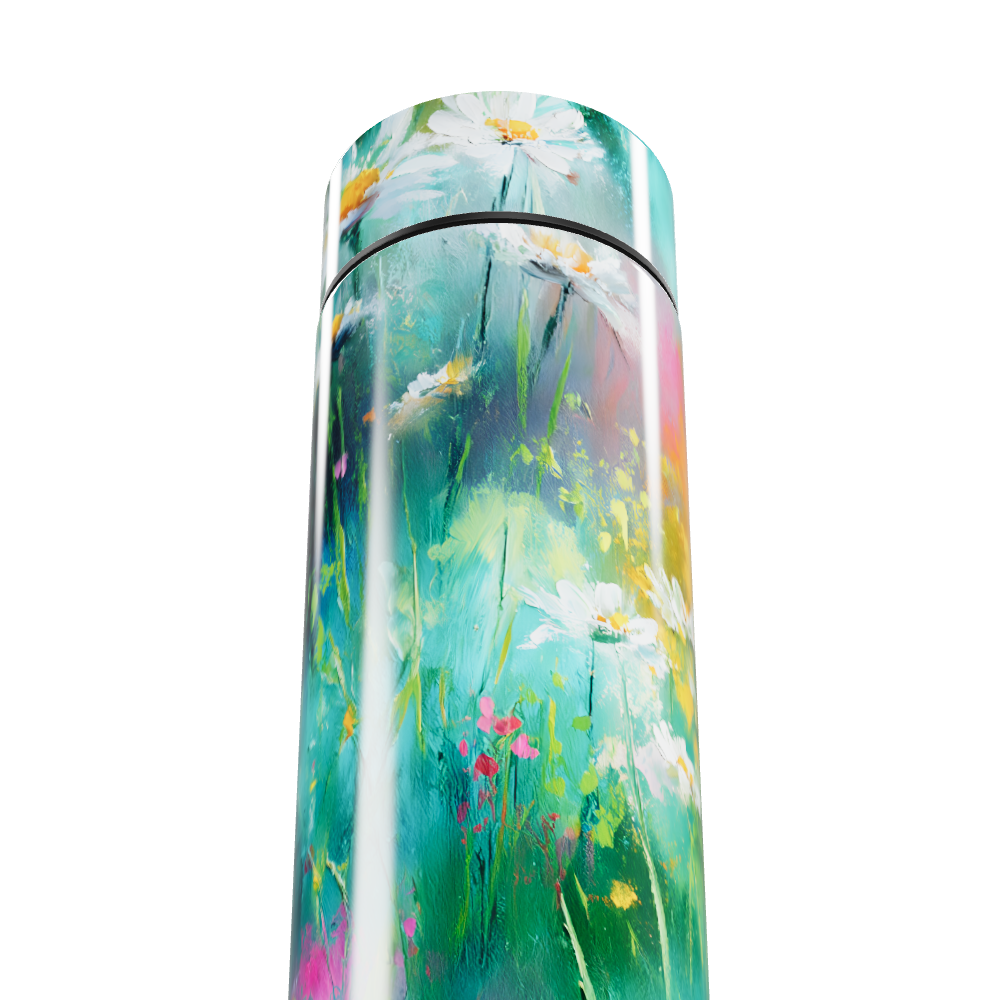 Garrafa Térmica Touch - Floral Colorida Inox