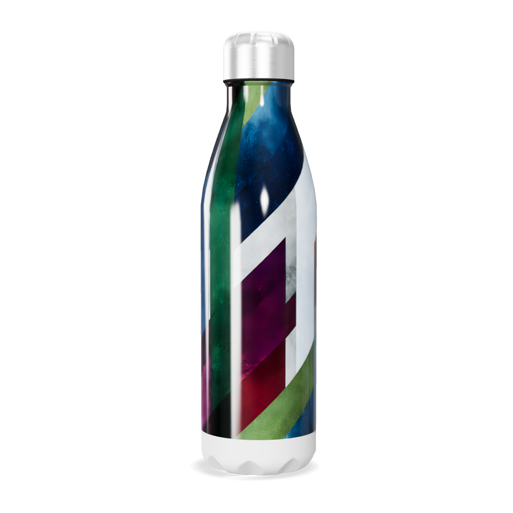 Garrafa Inox - Colorida com Listras