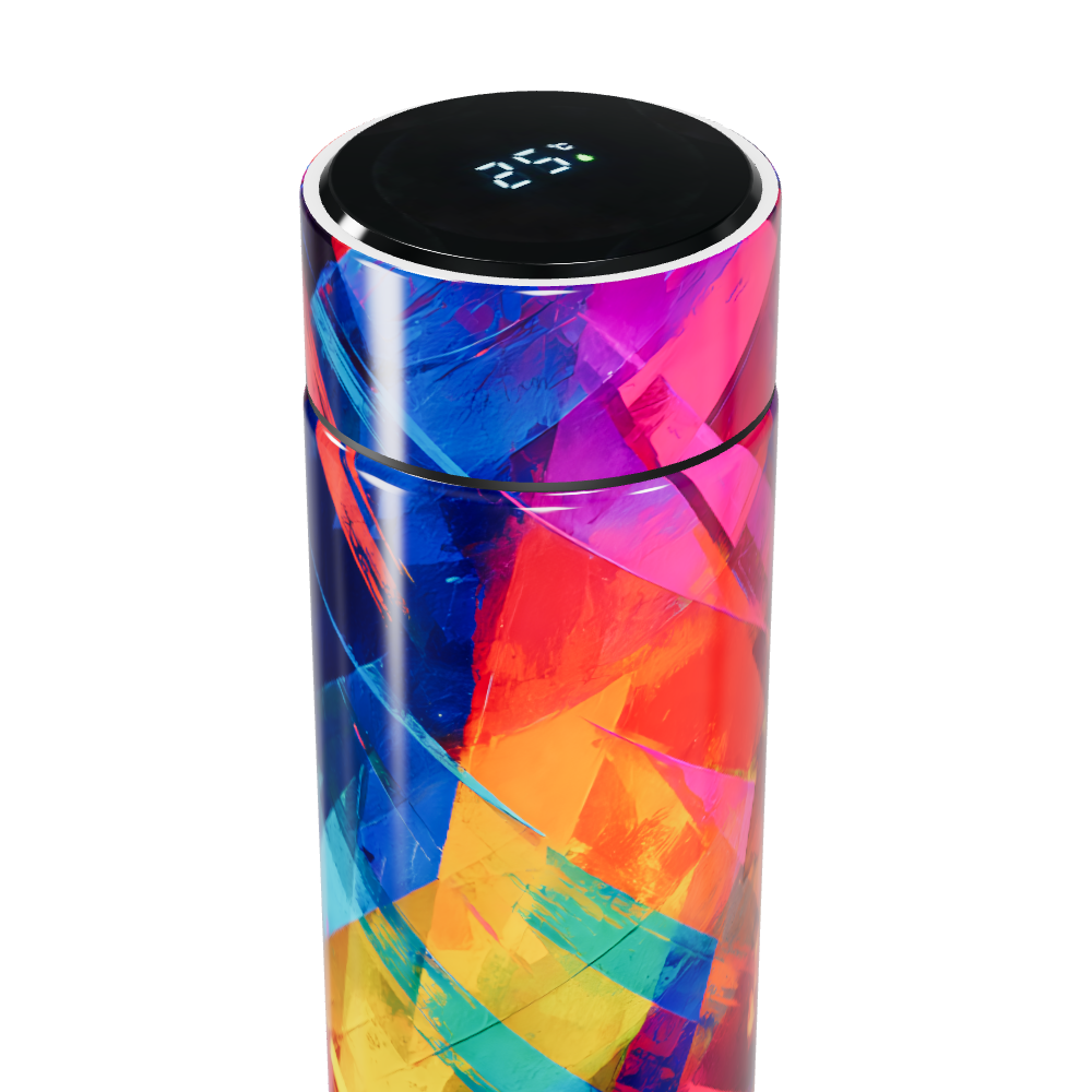 Garrafa Térmica Touch - Colorida com Display Digital