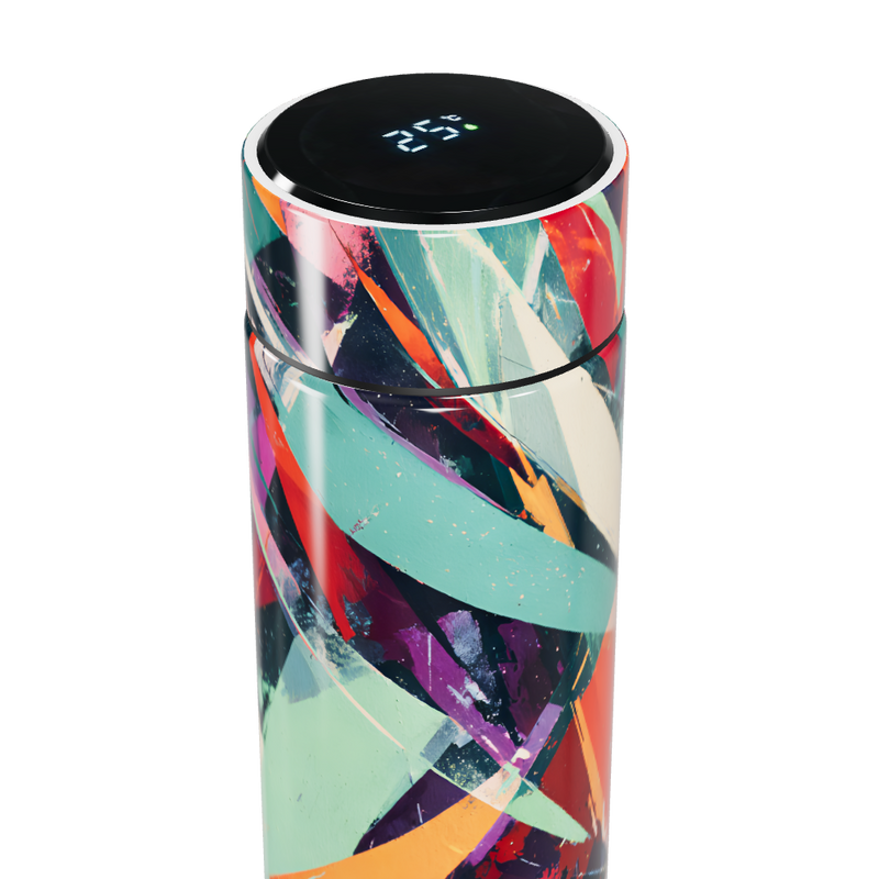 Garrafa Térmica Touch - Estampa Colorida Moderna