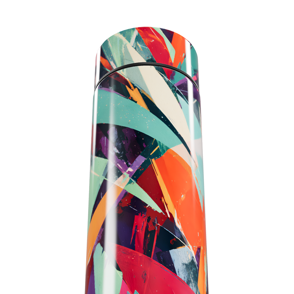 Garrafa Térmica Touch - Estampa Colorida Moderna