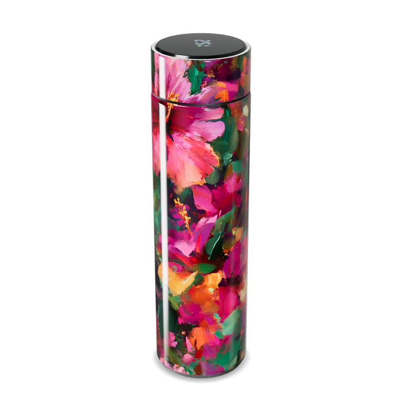 Garrafa Térmica Touch - Floral Colorida Aço Inox