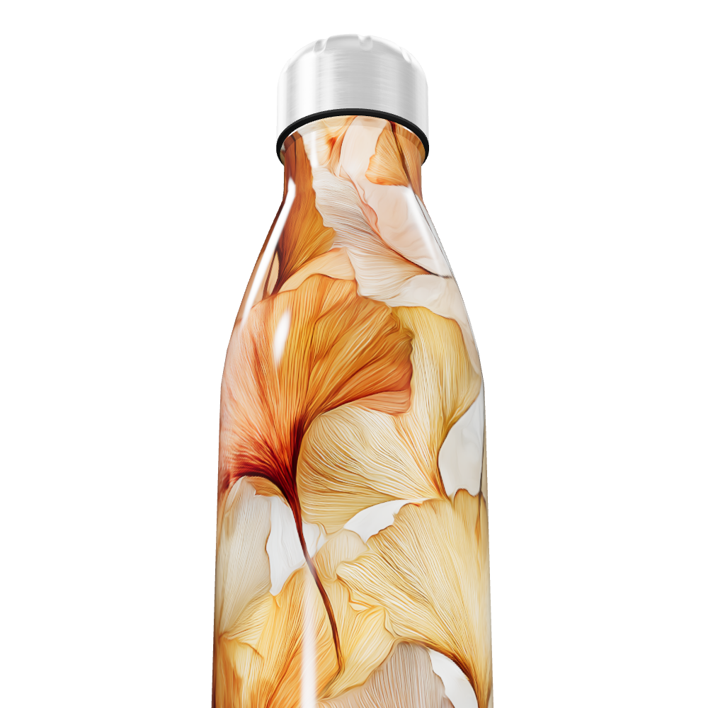 Garrafa Inox - Floral Aquarela 500ml