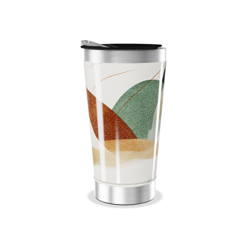 Copo Térmico - Estampa Abstrata Colorida