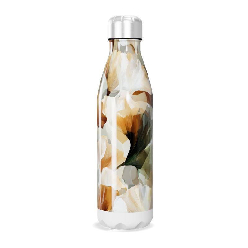 Garrafa Inox - Floral com Estampa Colorida