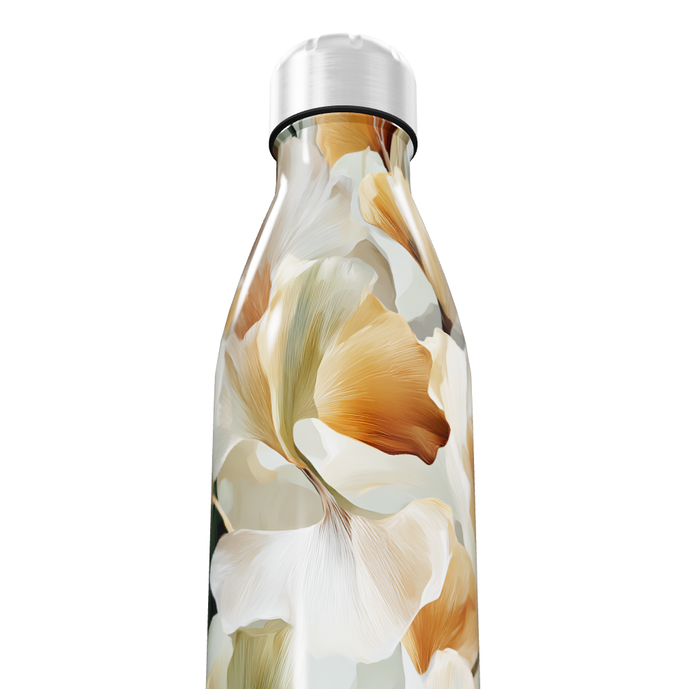 Garrafa Inox - Floral com Estampa Colorida