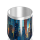 Copo Térmico Slim - Cidade Noturna Aço Inox