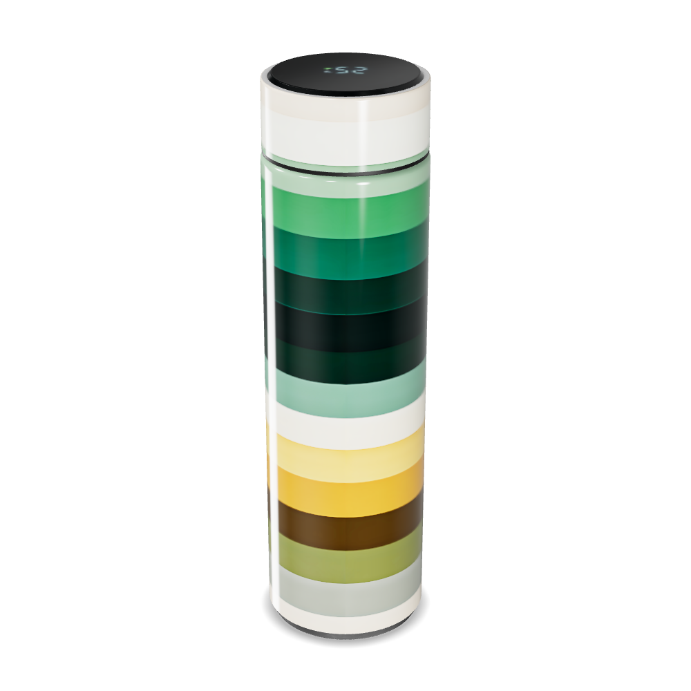 Garrafa Térmica Touch - Listras Coloridas