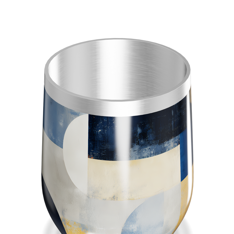 Copo Térmico Slim - Estampa Geométrica Colorida