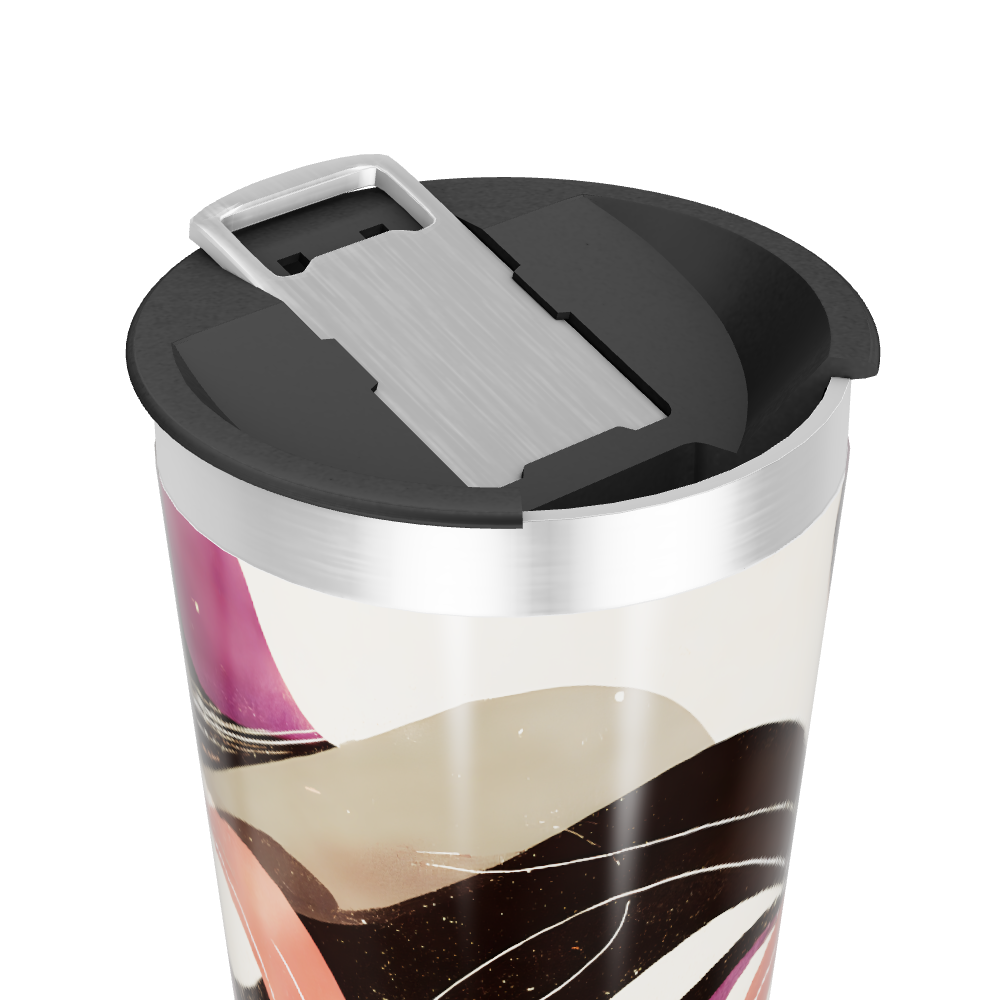 Copo Térmico - Estampa Abstrata Colorida