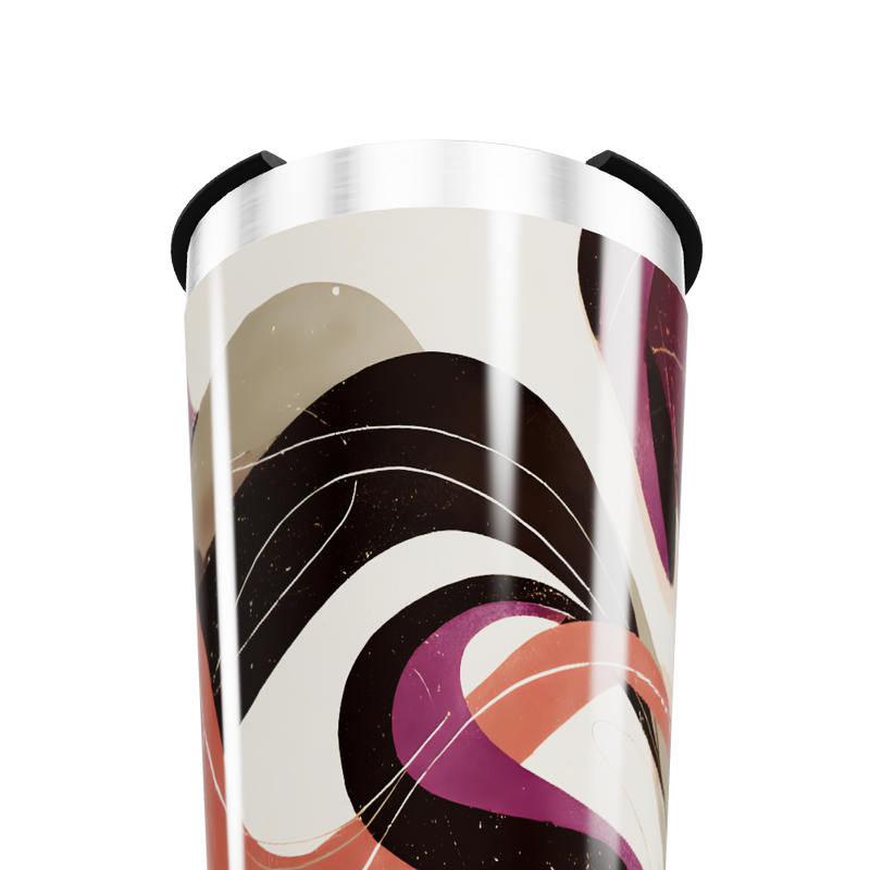 Copo Térmico - Estampa Abstrata Colorida