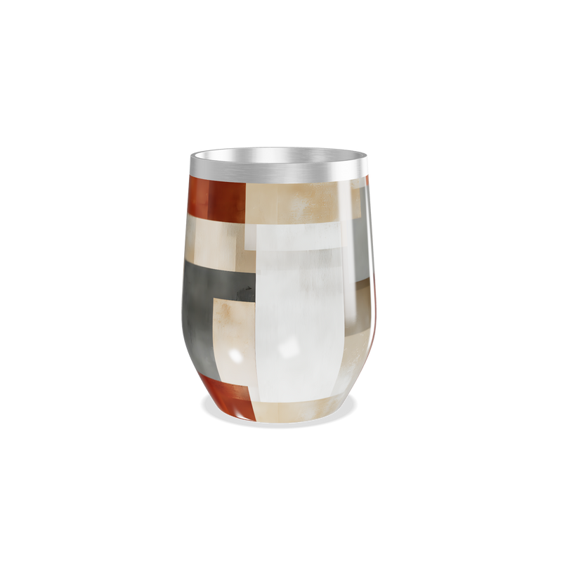 Copo Térmico Slim - Geométrico Colorido Inox